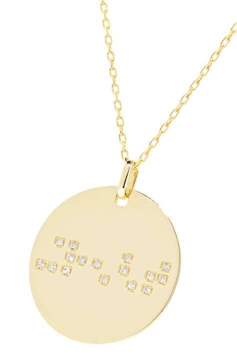 ANISSA KERMICHE Strength 9 Karat Gold Diamond Necklace NET A PORTER