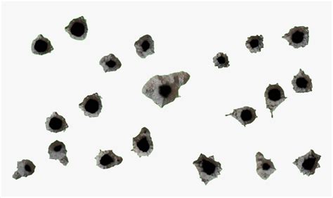 Bullet Hole Png Shotgun Bullet Holes Png Transparent Png Kindpng