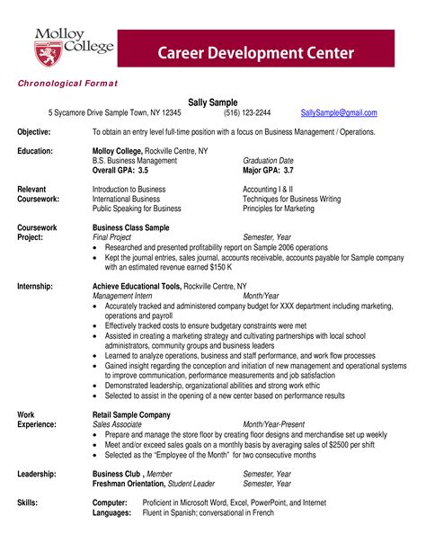 Entry Level Social Work Resume Templates At