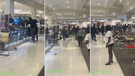 Flash Mob Of Thieves Use Bird Call During Smash And Grab At California Macy’s Video Shows
