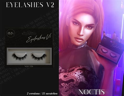 3d Eyelashes V2 By Silence Bradford From Murphy Sims 4 Downloads