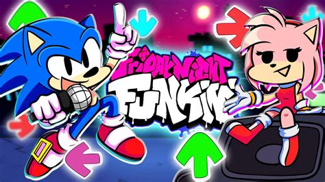 Sonic And Amy Play Friday Night Funkin Sonic Mod By Cuteytcat Youtube