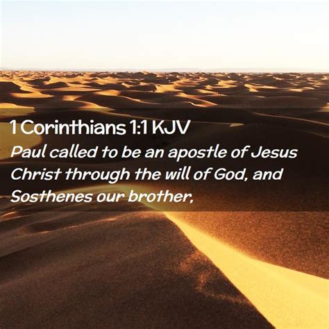 1 Corinthians 11 Kjv Paul Called To Be An Apostle Of Jesus Christ