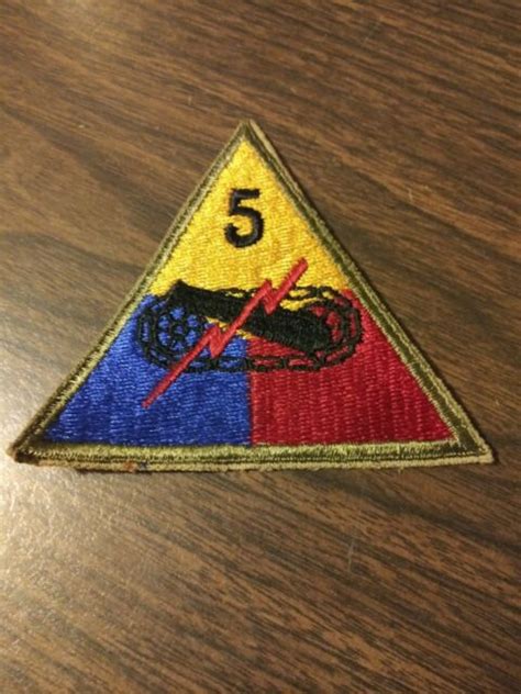 Ww2 Original 5th Armored Division Victory Patch Ebay