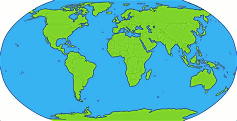 Map Of The World Clipart Clipground
