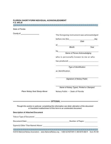 Printable Notary Forms Tutoreorg Master Of Documents