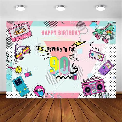 90s Picture Backdrop 90s Party Backdrop Etsy Backdrop Free Stock