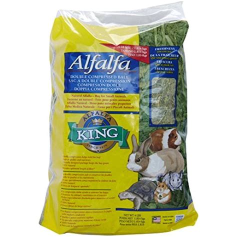 Alfalfa King Double Compressed Alfalfa Hay Pet Food Treat 12 By 9 By 5