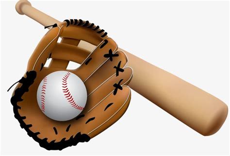 baseball creativo de tres piezas png dibujos imágenes prediseñadas de béisbol bate de béisbol