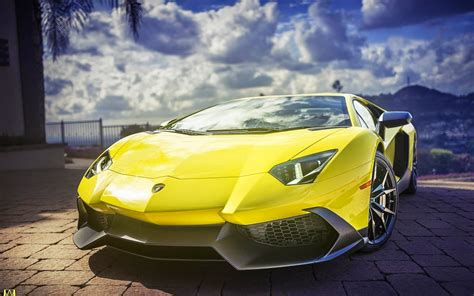 Hd Lamborghini Aventador Supercar Yellow Wallpapers Hd Wallpapers