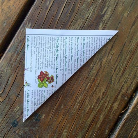 Make Your Own Origami Seed Packet Garden Variety Life