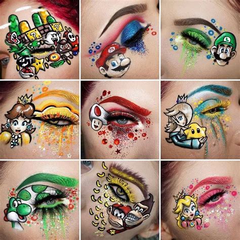 The Super Mario Eye Art Series by the one and only @thebriabeauty and