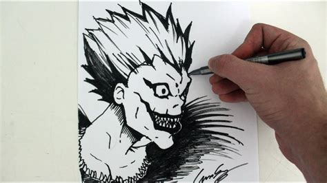 Como Desenhar O Ryuk Death Note How To Draw Ryuk Slay Desenhos