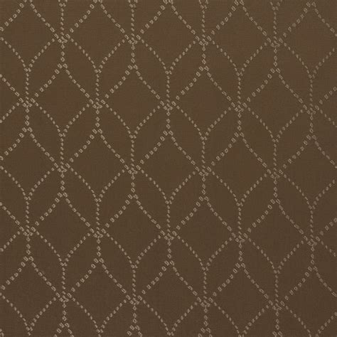 Buff Brown Modern Jacquard Upholstery Fabric By The Yard
