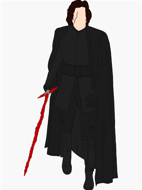 Ben Solo Sticker For Sale By Immelissasavin Redbubble