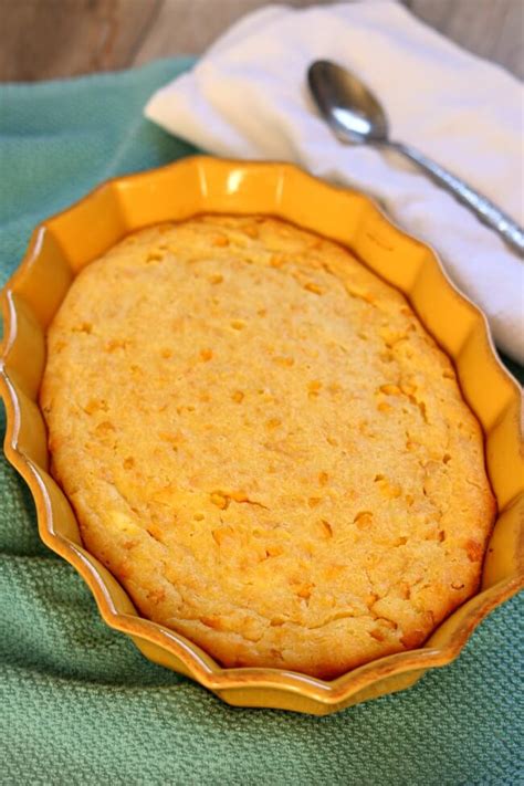 Here is an easy recipe for soft, moist and golden cornbread. This Corn Spoon Bread Is The Perfect Thanksgiving Side Dish