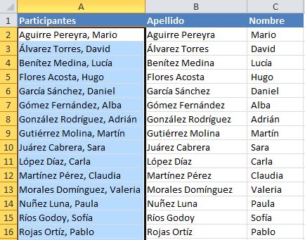 Recuerda que para poder hacer una consulta de la curp con su nombre y apellidos va tener que introducirlos exactamente cómo figuran en su documento probatorio. Macro para separar Apellidos de nombres en Excel