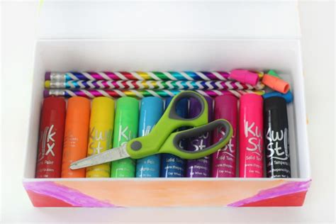 Inspiring fun and unique lifestyle ideas for crafting, cooking mommy: Make Your Own Pencil Box: A Fun Activity for Kids! - Gluesticks Blog