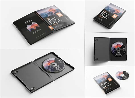 Download Free DVD Box Disc Case Mockup PSD Set | Dvd box, Dvd case ...