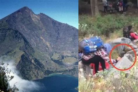 Pendaki Wanita Ini Terekam Lakukan Aksi Vandalisme Di Gunung Rinjani