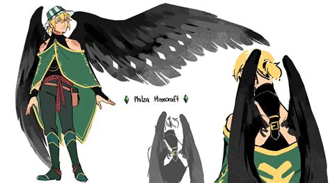 71 Fanart Wings Fanart Philza Minecraft Anime