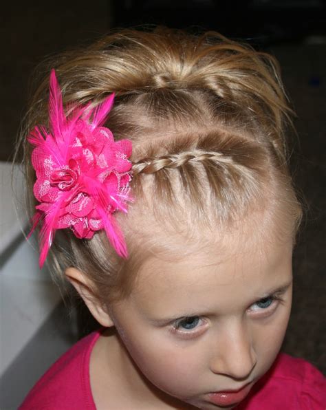 One braid or two braids is a universal hairstyle for kids, but it may look too banal. Little girl Hairstyle tutorial #7 Knot hair do