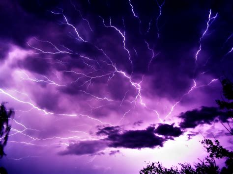 Purple Lightning Wallpaper Wallpapersafari