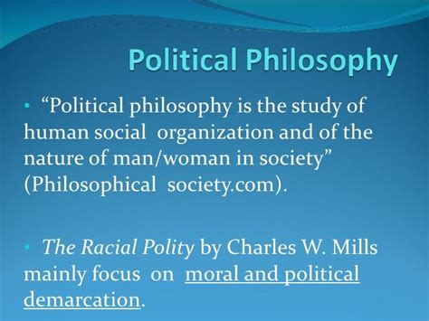 Political Philosophy