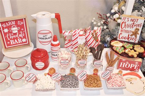 Hot Chocolate Bar Christmas Party Party Design Styling And Decoration North Bay California