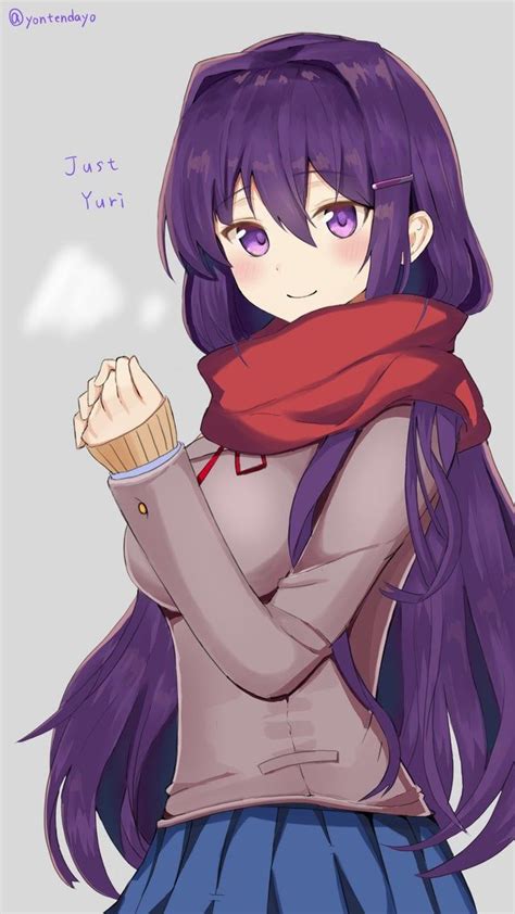 Yuri By Yontendayo On Twitter Ddlc Милые рисунки Рисунки