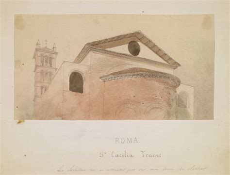 Basilica Of Santa Cecilia In Trastevere Rome Perspective View Riba Pix