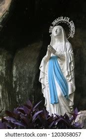 Statue Our Lady Lourdes Virgin Mary Foto Stock 1203058057 Shutterstock