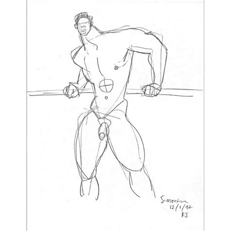 Nude By Railing The Art Of Douglas Simonson