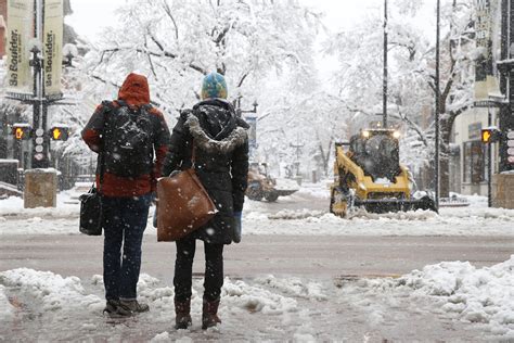 From 70s To Snow Blizzard Pounds Denver
