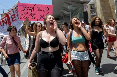 Third SlutWalk Held In Jerusalem UPI Com