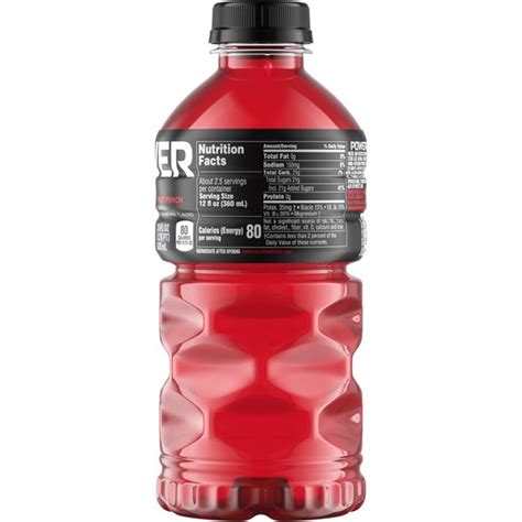 Powerade Fruit Punch Ion4 Electrolyte Enhanced Fruit Flavored Sports