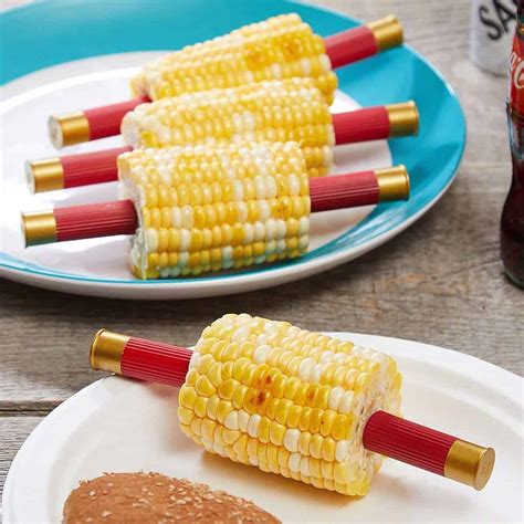 Jurassic corn cob holders | handmade charlotte. corn on the cob holders