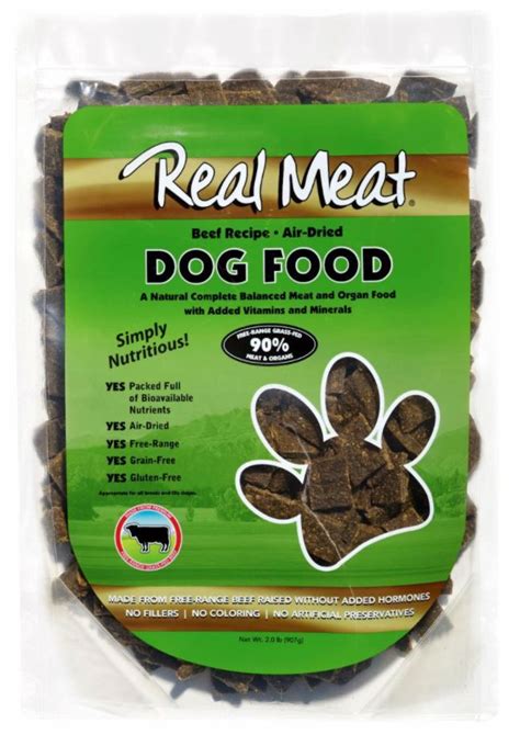 It provides enzymes which may be missing from processed dog food. Real Meat Beef Dog Food - 2lb - Woof Life