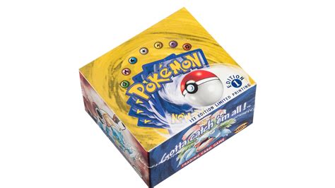 Sealed Box Of First Edition Pokémon Card Game Boosters Goes On Auction