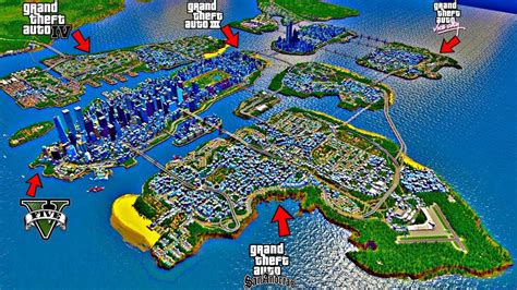 How To Installed All Gta Games Map In One Game Gta 3 Gta Vc Gta Sa