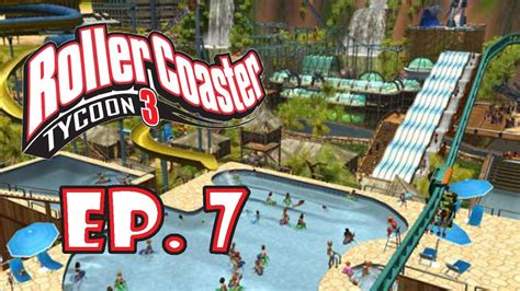 Roller Coaster Tycoon 3 Ep 7 Pools And Slides Youtube