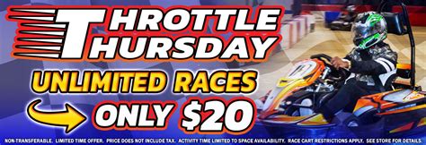 Throttle Thursday Aberdeen Extreme Fun Center