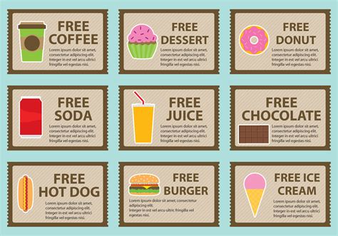 Drink Coupon Vector Art Icons And Graphics For Free Download
