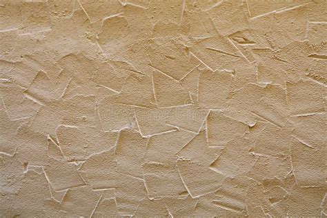 Beige Wall Of Embossed Decorative Plaster Stock Image Image Of Beige