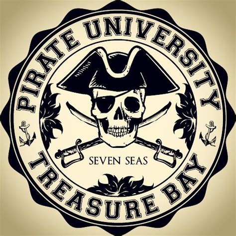 Pirate University Seal Made With Illustrator