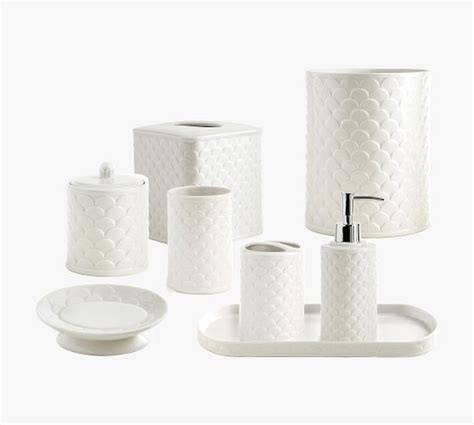 Jolie Porcelain Bathroom Accessories Pottery Barn