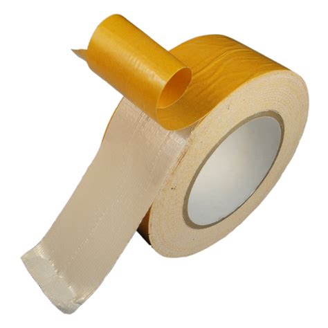 Double Coated Polyester Fabric Tape 6 Mil White 55215 Tape Depot
