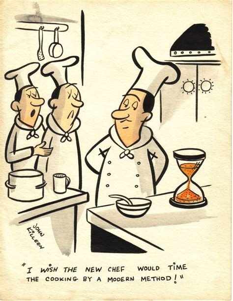 1950s Cartoon Cook Gag In Brian Ks Culinary Art Comic Art Gallery