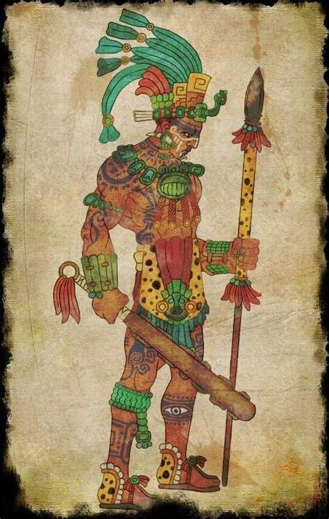 Guerrero Maya Maya Art Mayan Art Aztec Art