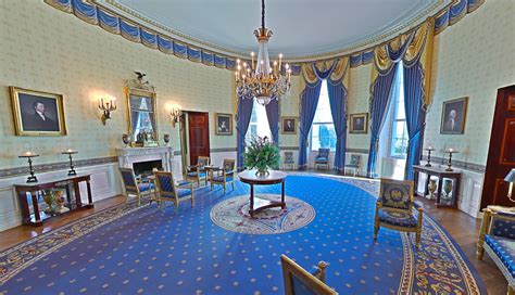 Inside The White House The Blue Room Oval Design Scene